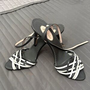 SJP by Sarah Jessica Parker Black and White Heels